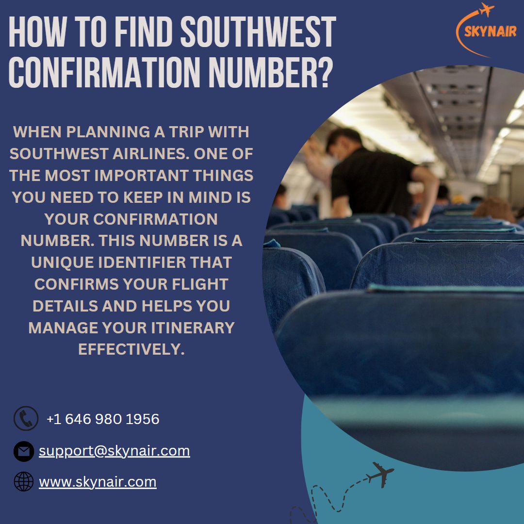 How to find Southwest confirmation number?