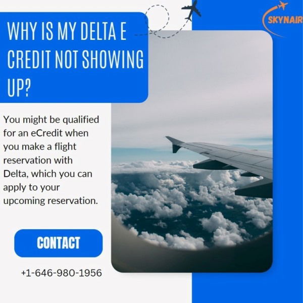 Why is my Delta E credit not showing up?