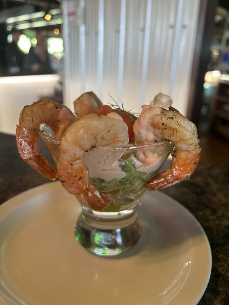 Prawn and avocado cocktail!