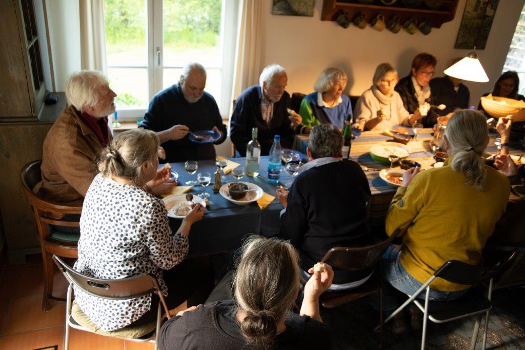 Abschluss in geselliger Runde