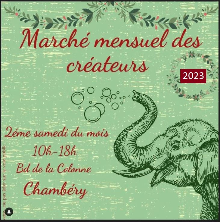 Marché de créateurs à Chambéry