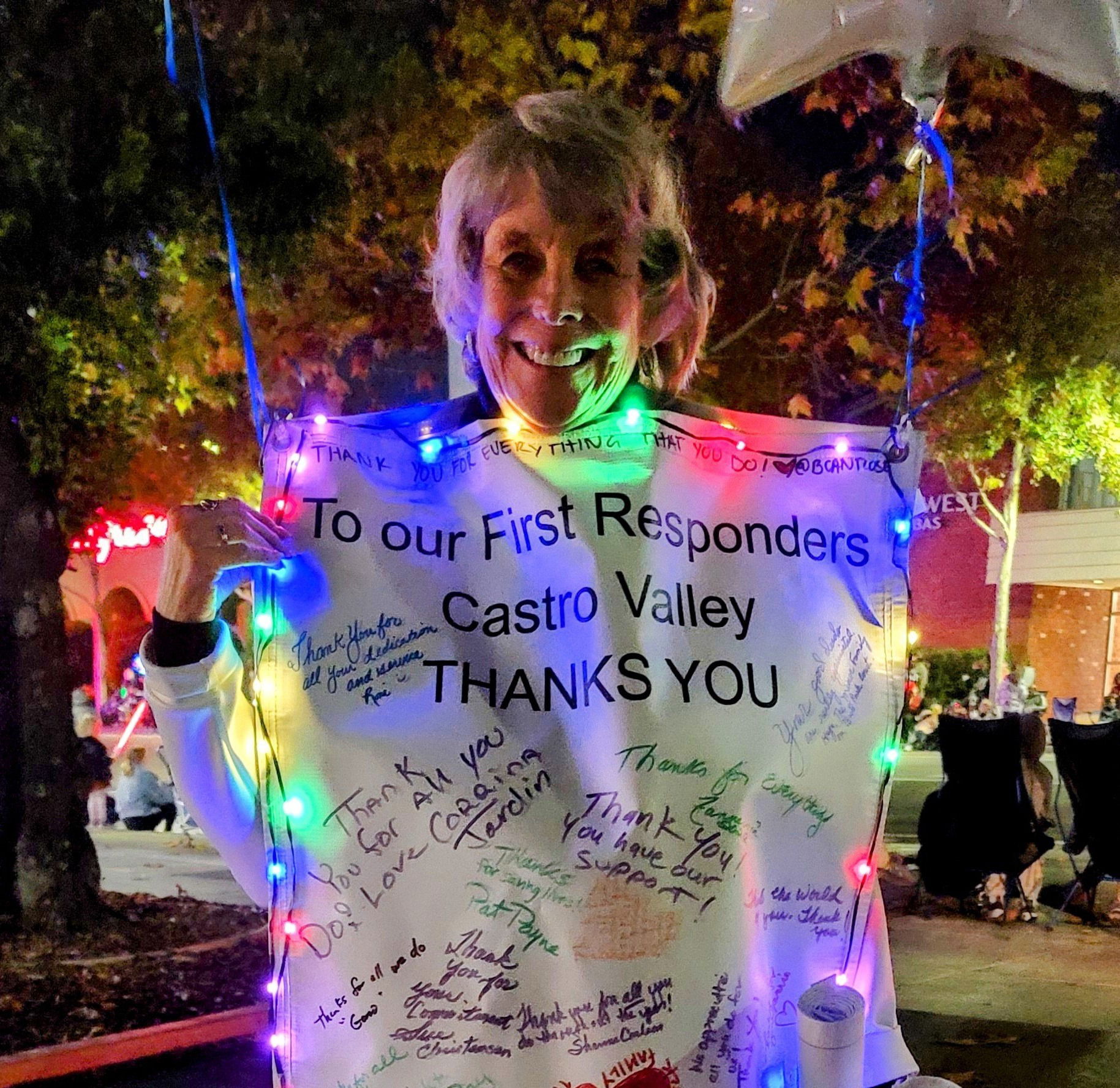 Lynn Pentz Banner Project CV Light Parade 2023