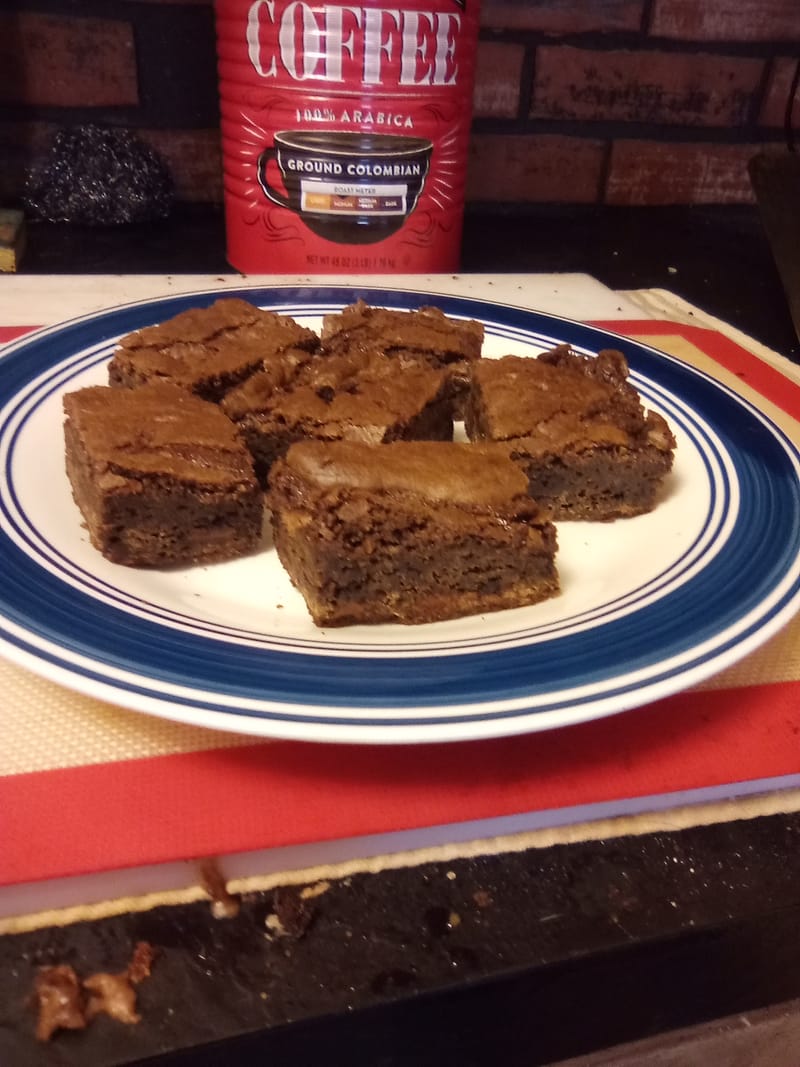 Birthday Chocolate Brownies for a Special Young Man on His 5th Birthday