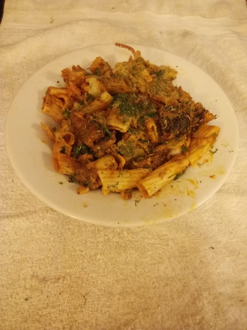 Baked Ziti with Ground Lamb & Fresh Herbs