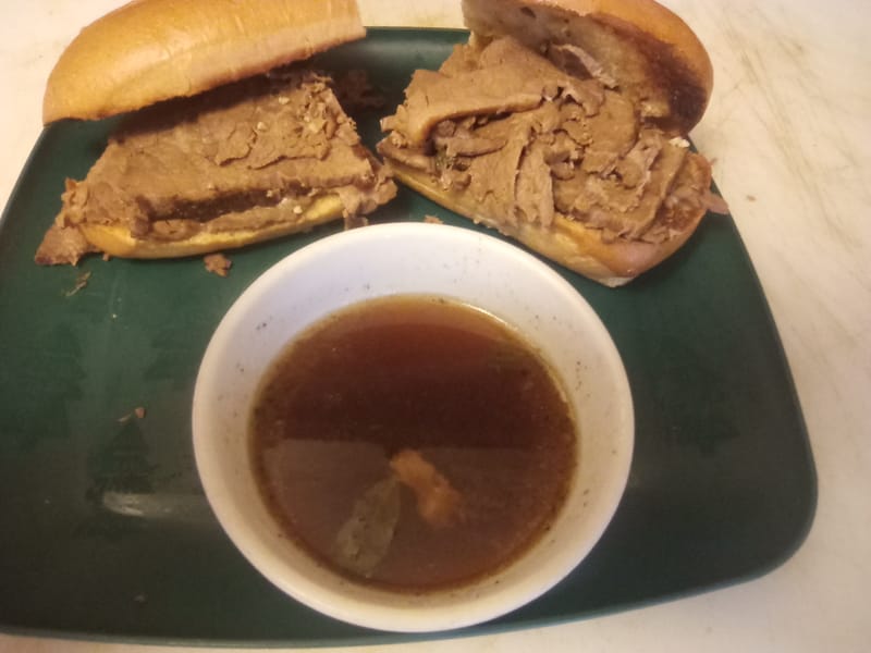 Roast Beef Dip Sandwich