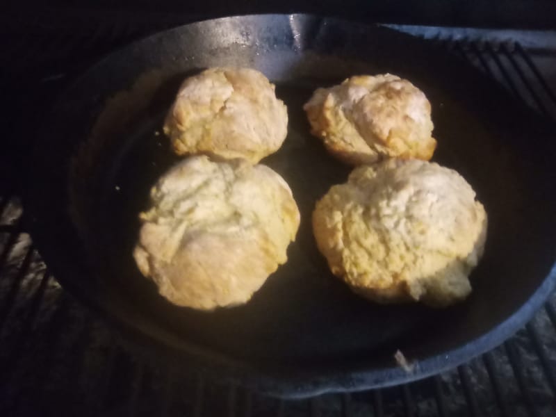 Smoker-Campfire Biscuits