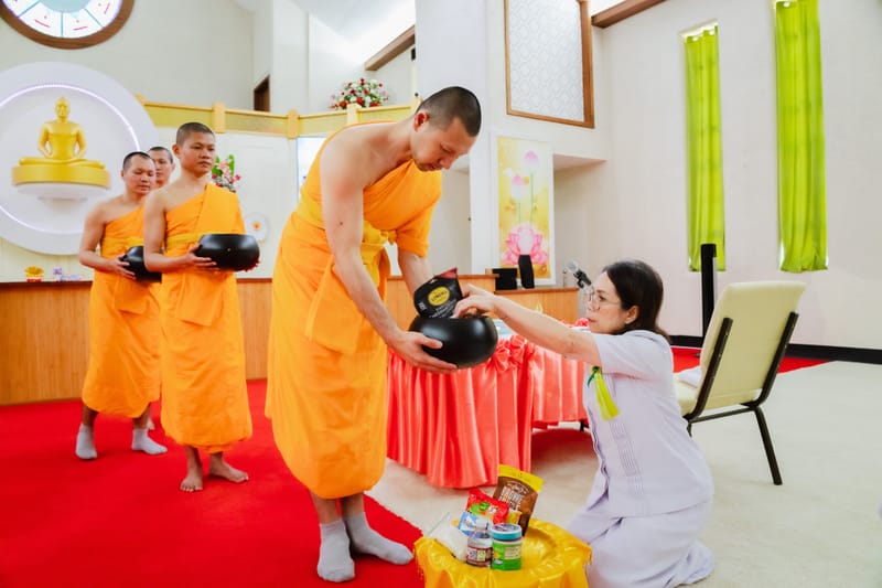 Buddhist ceremonies on Sunday