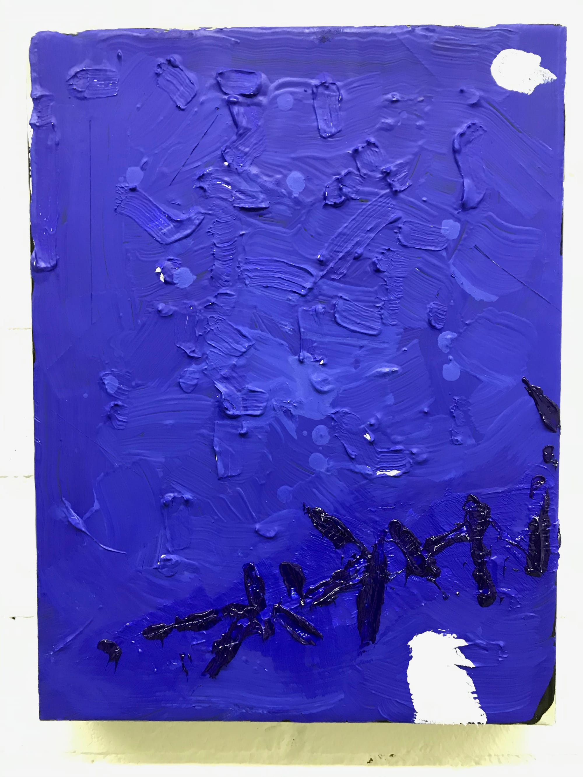 On the Border 2021 acrylverf op loodpaneel 30x40x4 cm
