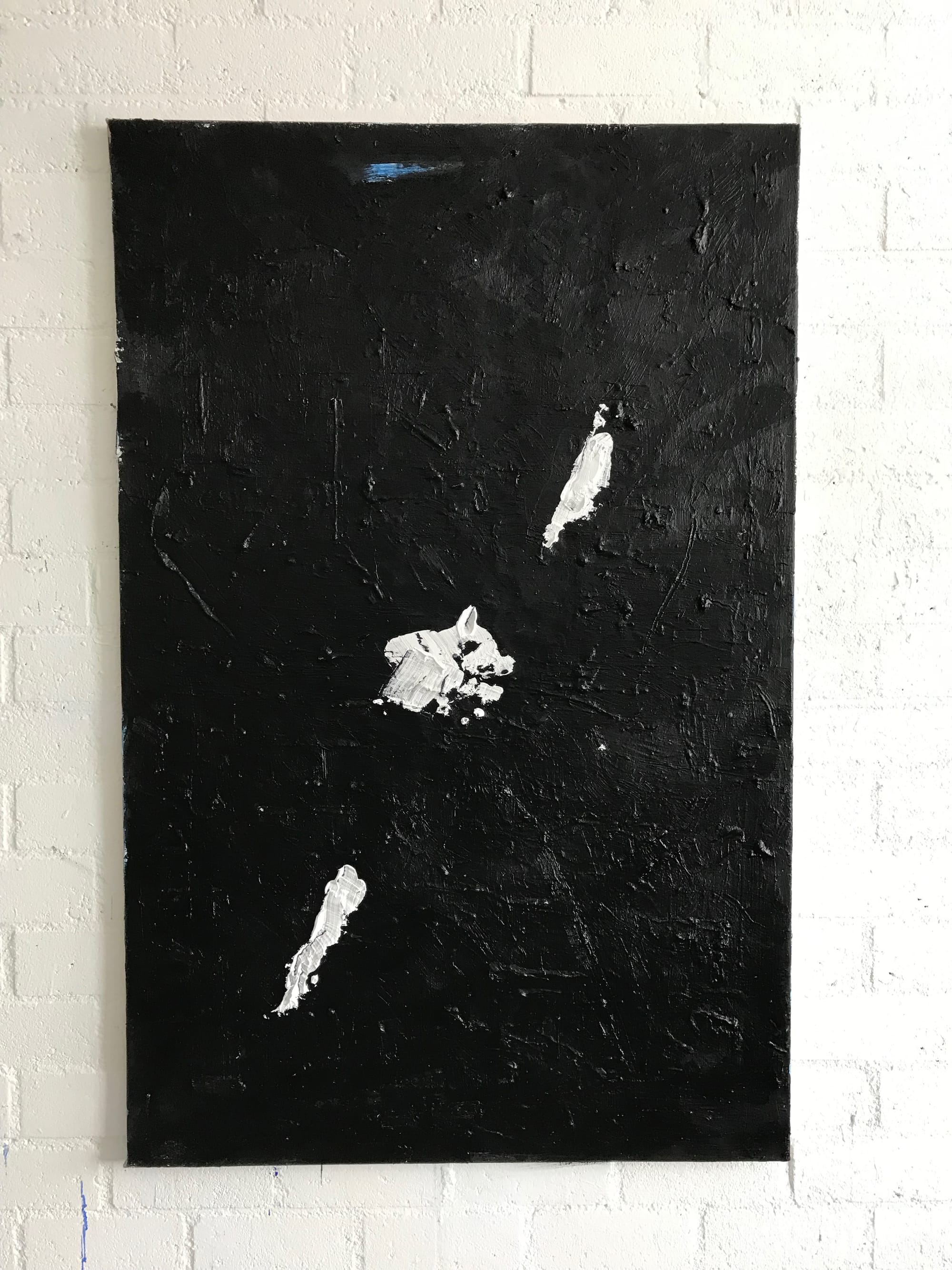 2020  - Three Steps of the DOG  olieverf op canvas 84x132 x3 cm