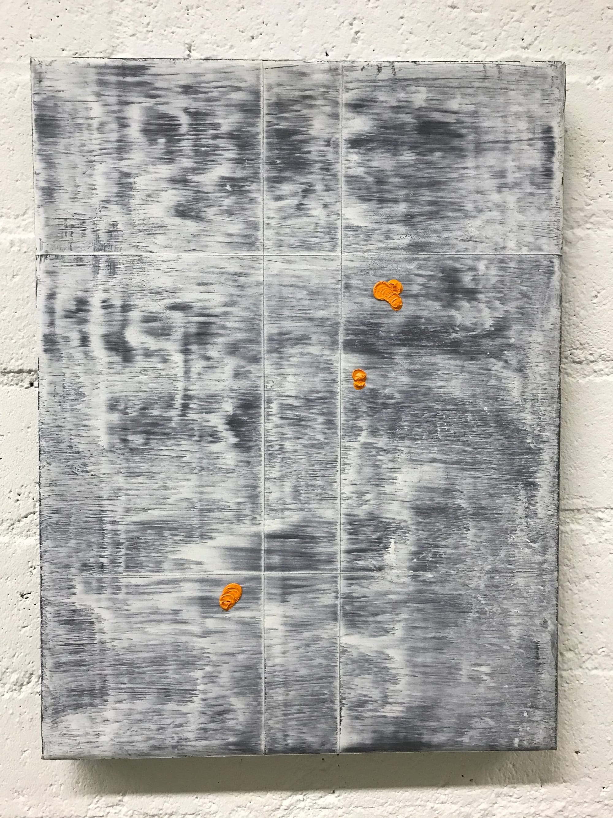 Misty - 2016  mixed media op loodpaneel 30x40x4 cm