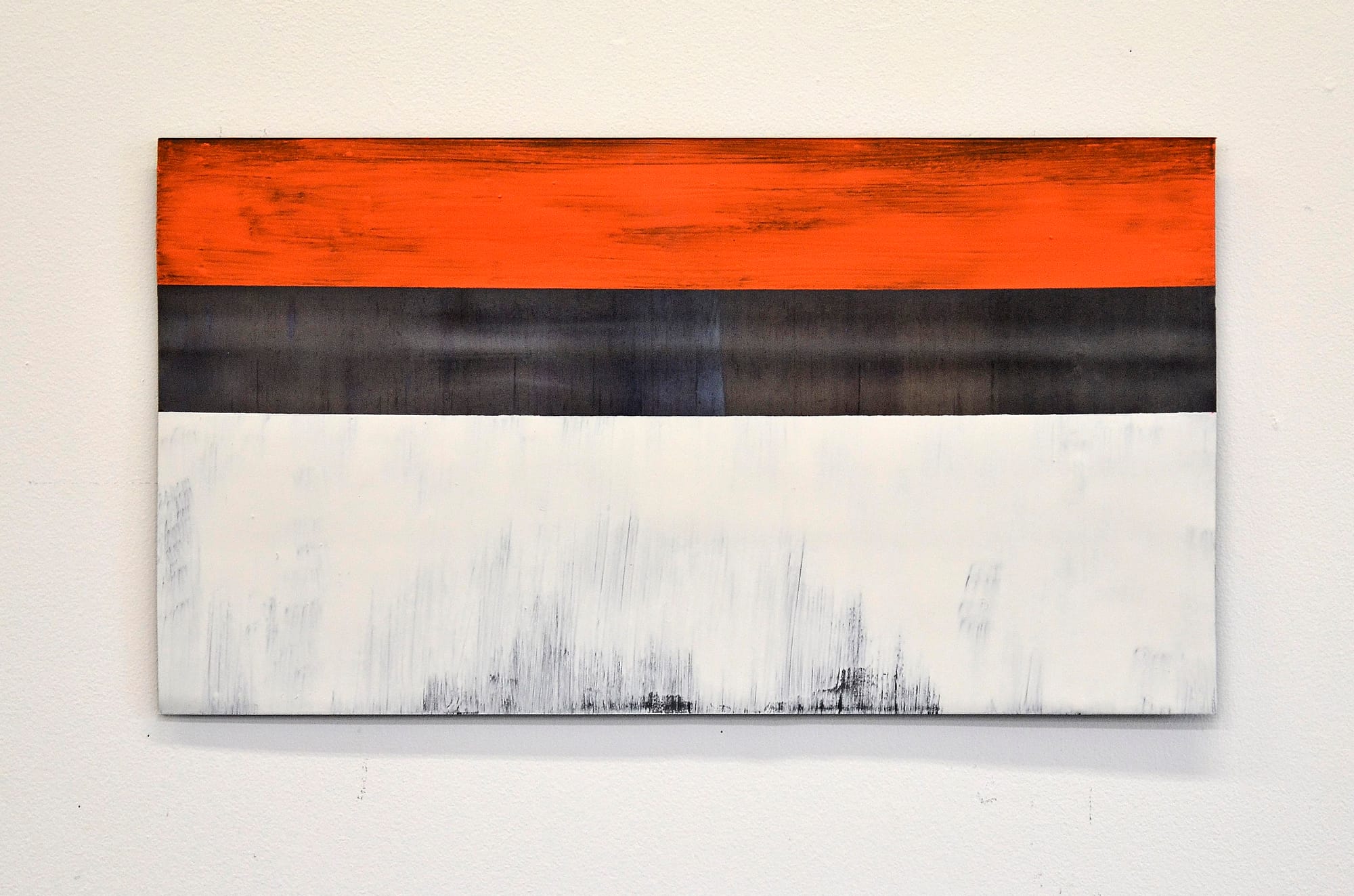 Westerschelde 1. 2013 lood -olieverf op paneel  30x40cm
