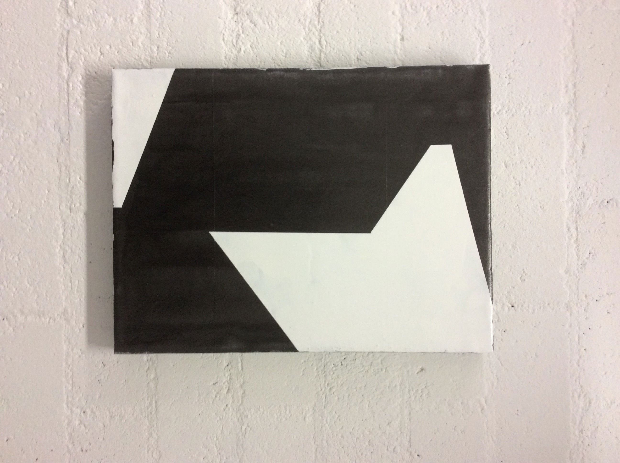 Structuur 2022 - 30x40x4 cm loodpaneel