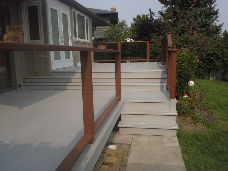 DECK BEFORE & AFTER