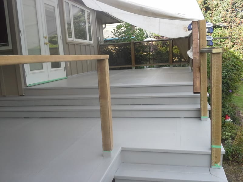 DECK BEFORE & AFTER