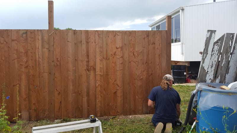 FENCE BEFORE & AFTERS
