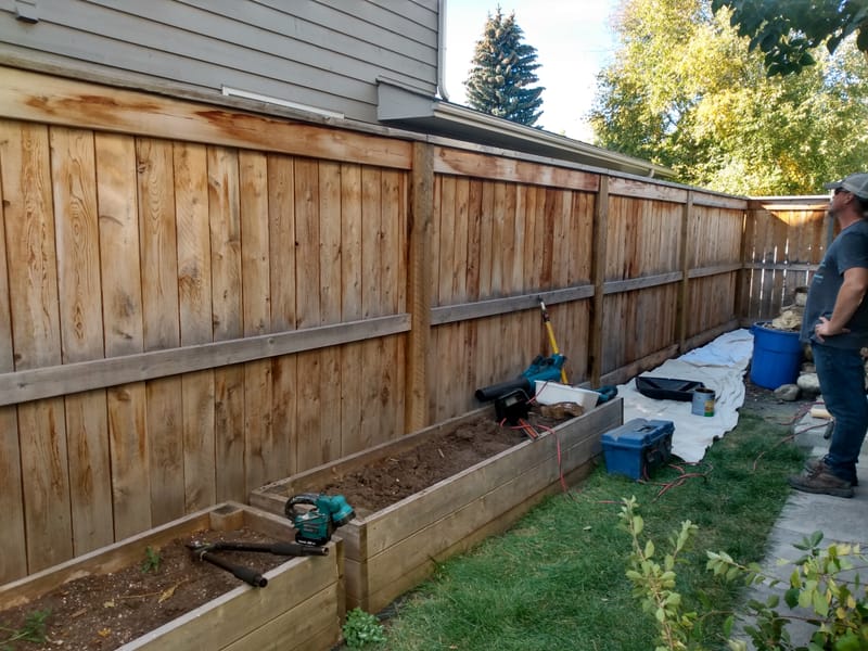 FENCE BEFORE & AFTERS