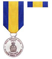 Médaille d'excellence des cadets de la Légion royale canadienne