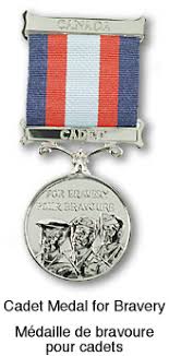 Médaille de bravoure pour cadets