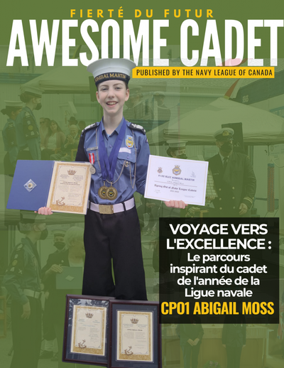 VOYAGE VERS L'EXCELLENCE : Le parcours inspirant du cadet de l'année de la Ligue navale
