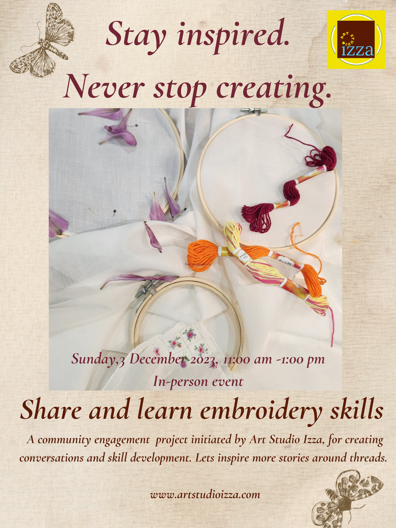 Embroidery for community