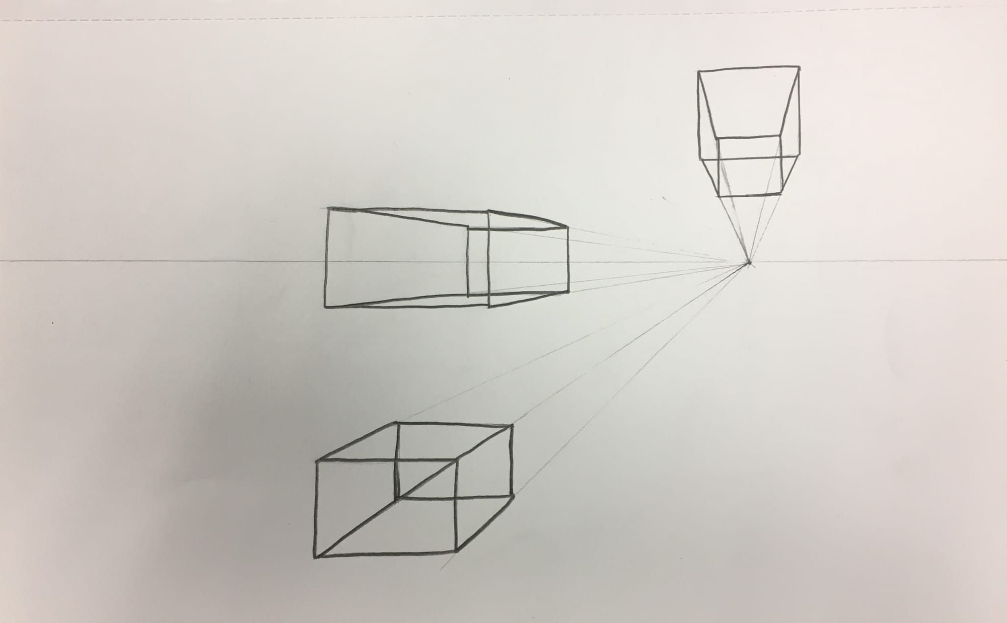 1 point linear perspective exercise