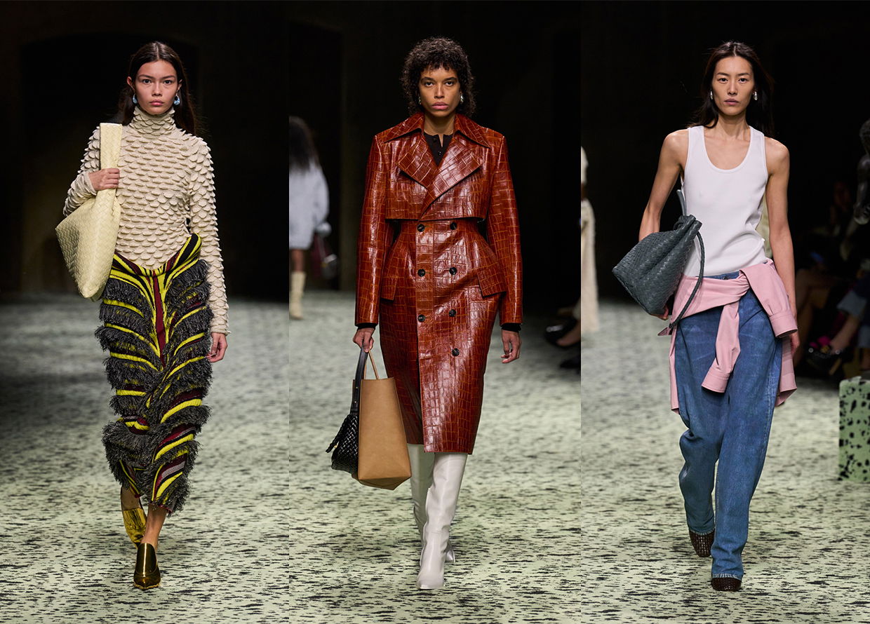 BOTTEGA VENETA SHOWS A VERITABLE PARADE OF NEW HANDBAGS FOR FALL 2023