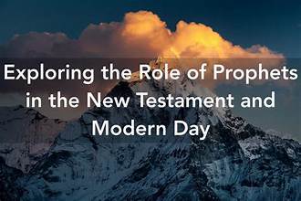 PROPHETS ROLE & FUNCTION