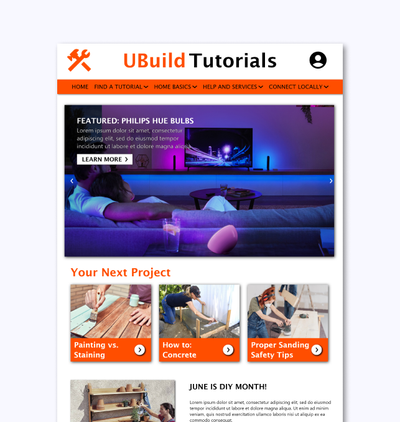 case study: UBuild Tutorials image