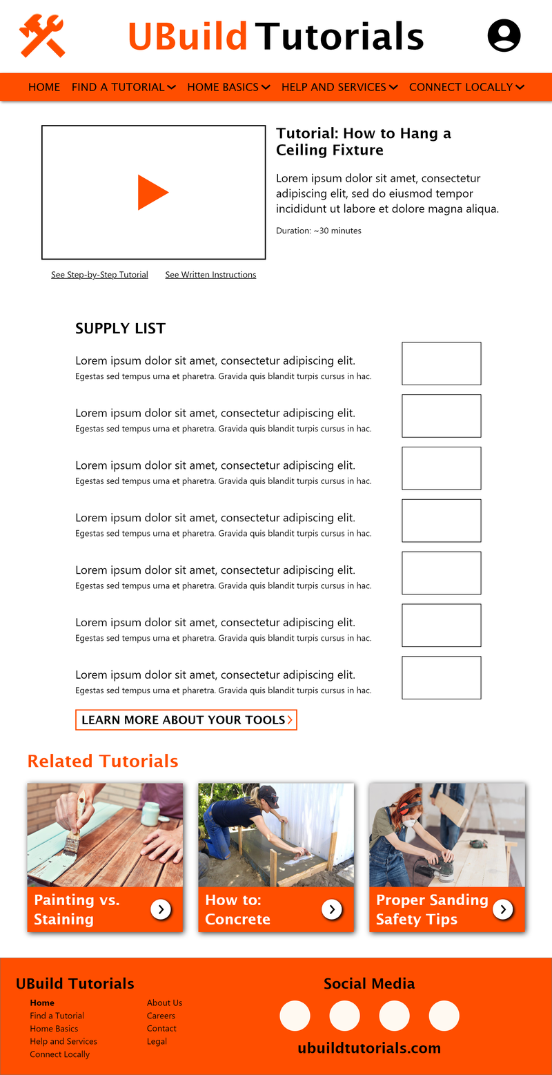 Case Study: UBuild Tutorials