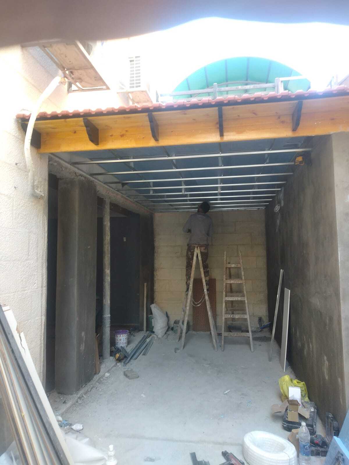 توسعة لشقه ارضيه 