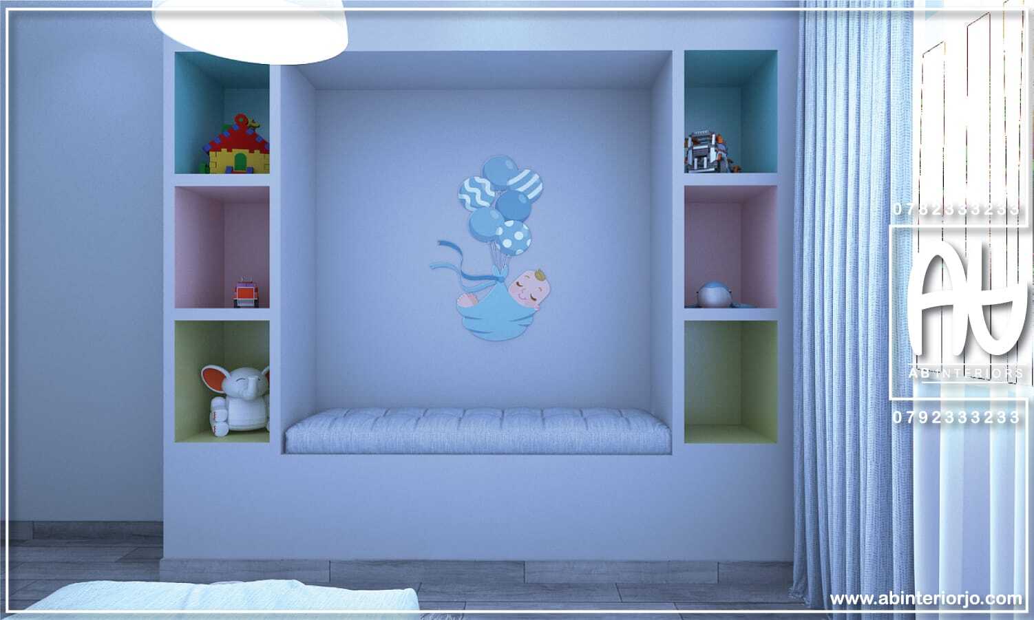 تنفيذ غرفة نوم أطفال