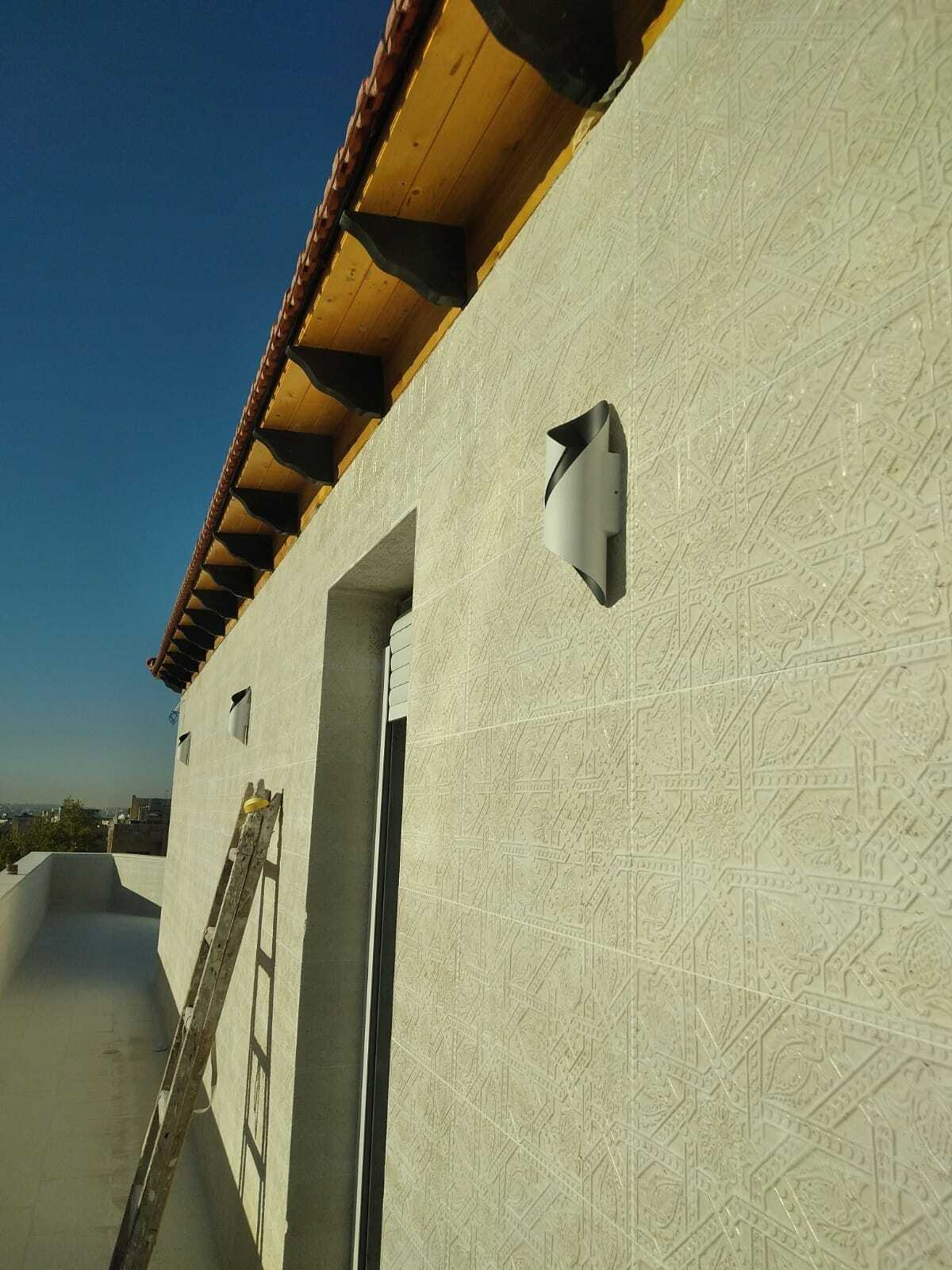 مجموعه من مظلات القرميد 