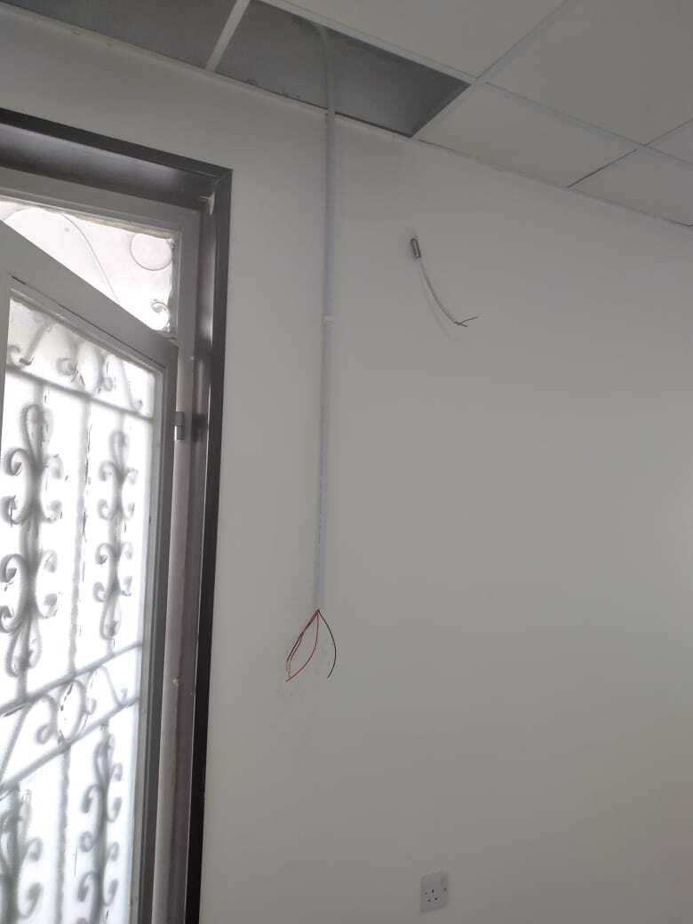 تمديد وتأسيس انظمة إنذار حريق