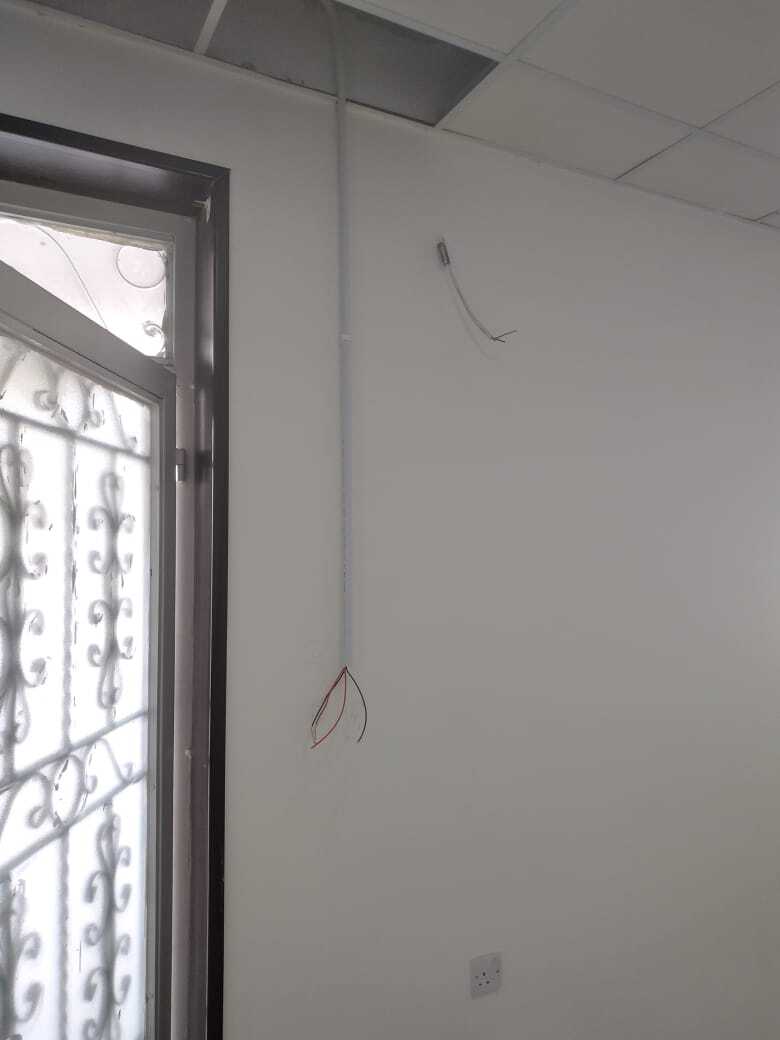 تمديد وتأسيس انظمة إنذار حريق