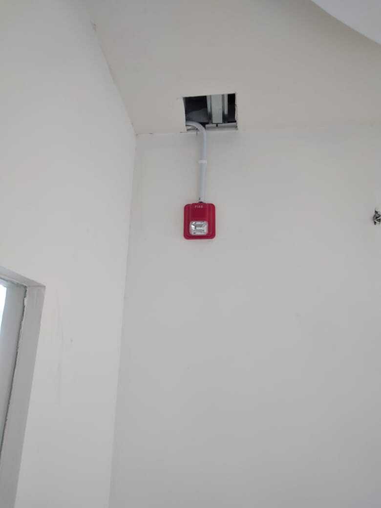 تمديد وتأسيس انظمة إنذار حريق