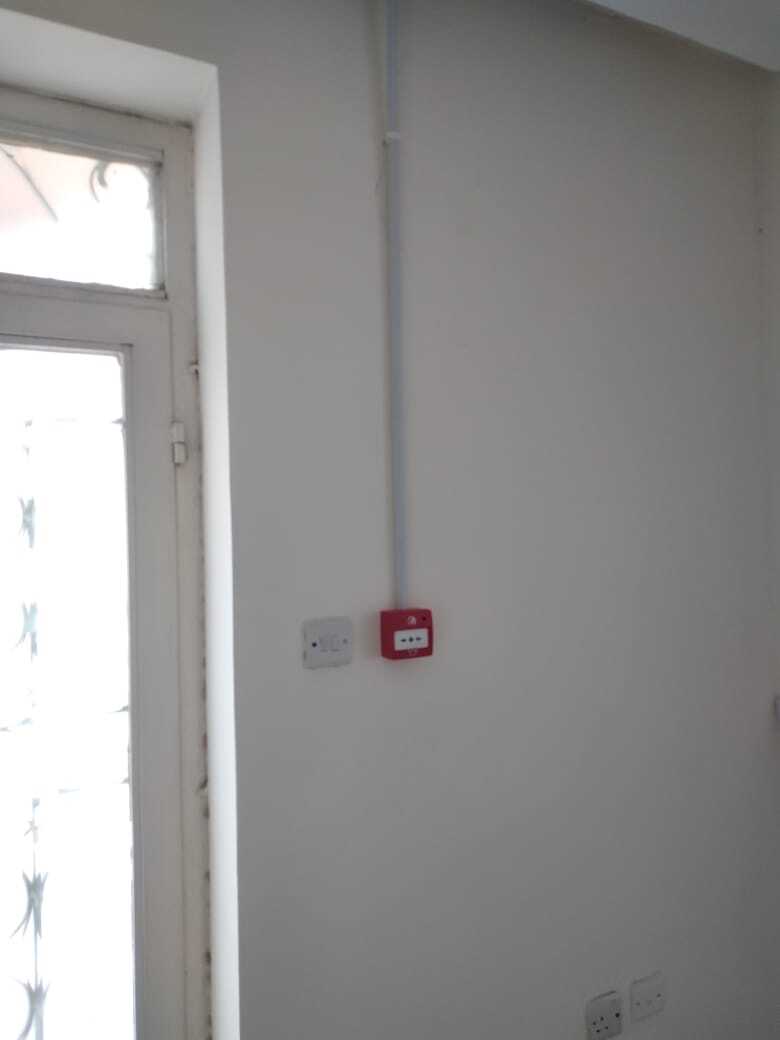 تمديد وتأسيس انظمة إنذار حريق