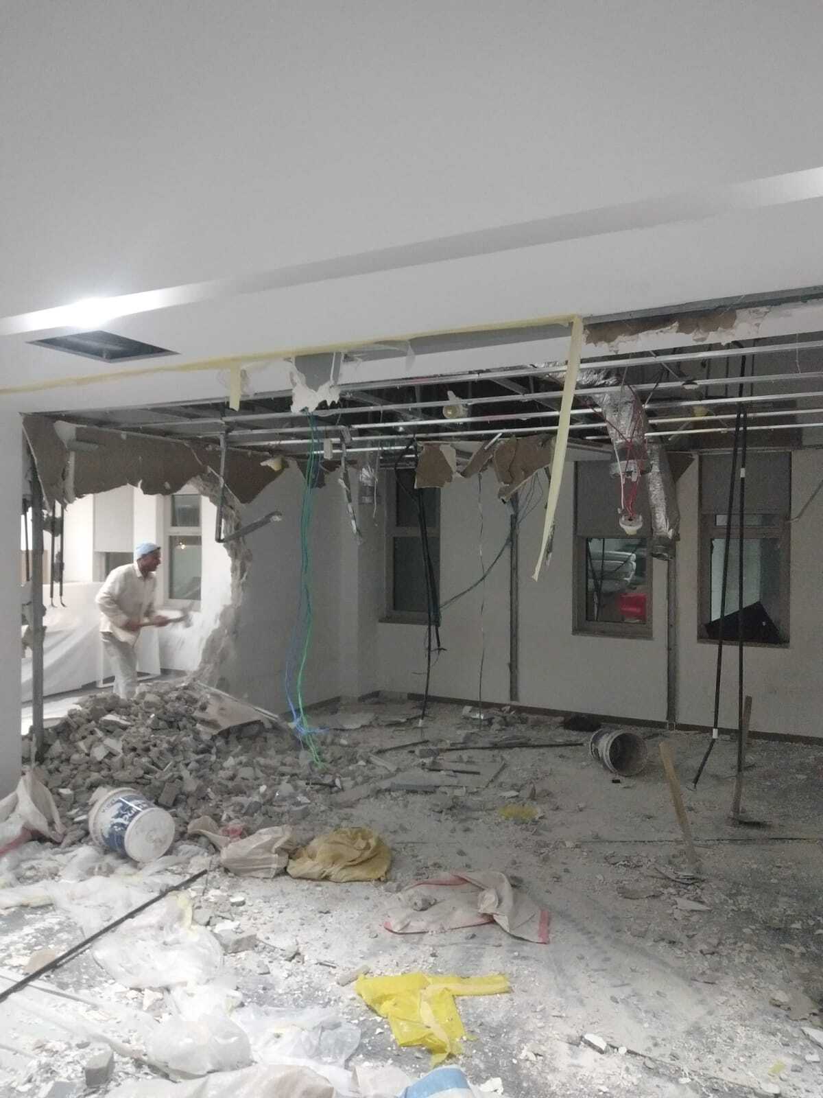 أعمال الترميم والصيانة