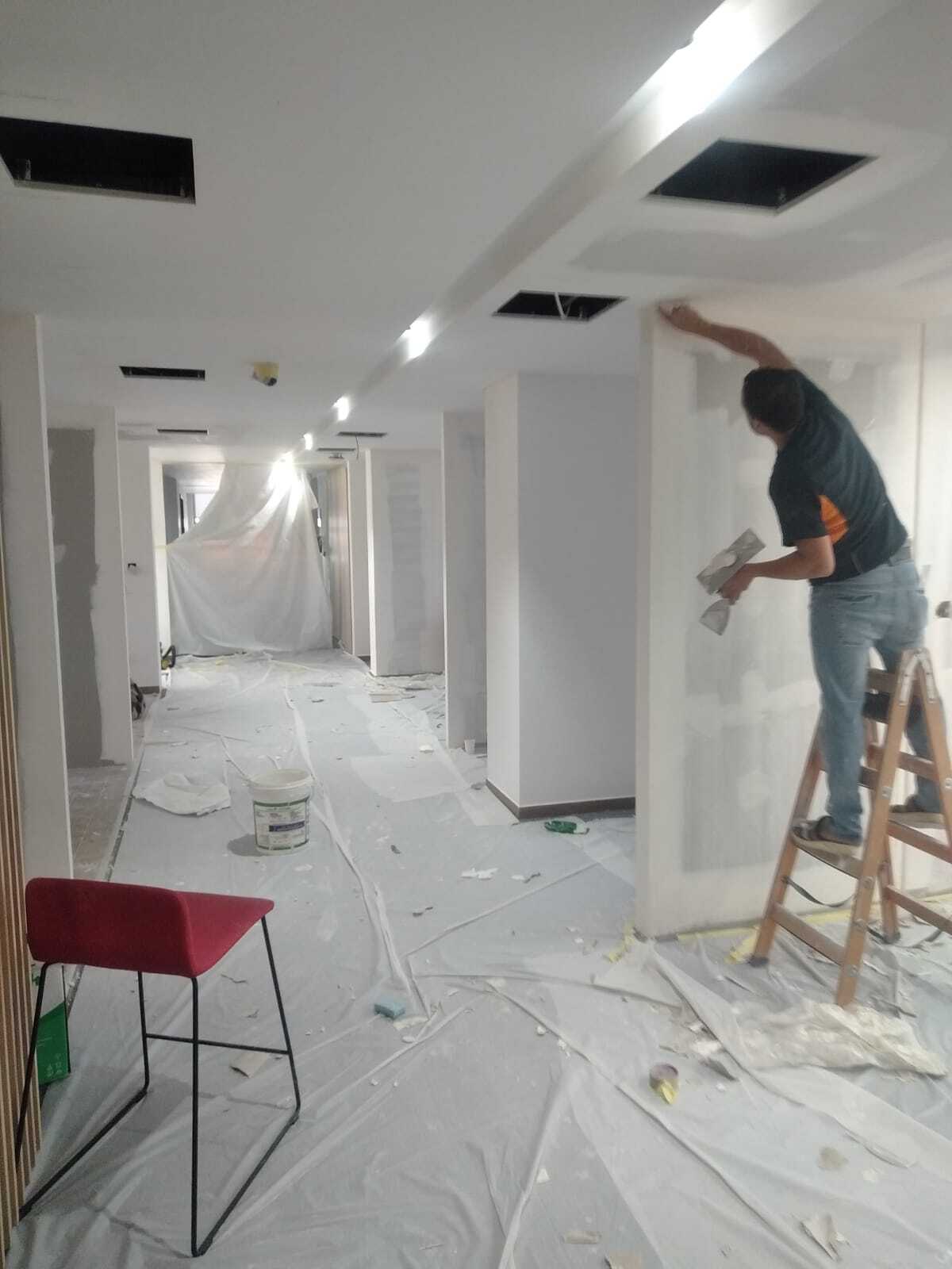 أعمال الترميم والصيانة