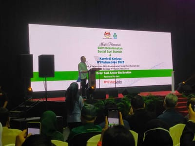 52) AKTIVITI | MAJLIS PELANCARAN SKIM KESELAMATAN SOSIAL SURI RUMAH & KARNIVAL KERJAYA MYFUTURE JOBS 2023 - PPIM - 11/02/2023