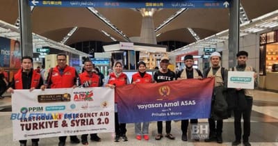 74) SUKARELAWAN KUMPULAN KEDUA MCM KE SYRIA BANTU MANGSA GEMPA - BULETIN TV3 - 21/02/2023