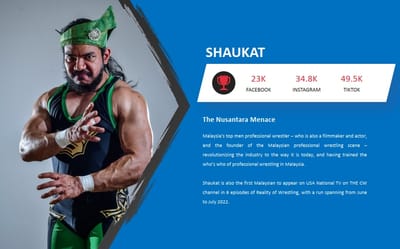 96) “Takkan Hilang Melayu Di Dunia” – Shaukat Ahli Gusti Profesional Melayu Pertama Muncul Di Amerika Syarikat