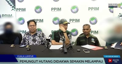 250) PEMUNGUT HUTANG DIDAKWA SEMAKIN MELAMPAU - BULETIN TV9 - 13/07/2023