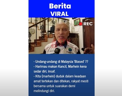 406) UNDANG-UNDANG DI MALAYSIA 'BIASED' ?? - AATV NEWS - 27/03/2024