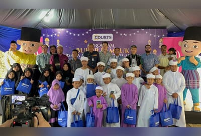 412) COURTS TERUSKAN PROGRAM BUBUR LAMBUK BERSAMA PPIM, UMUM KOLABORASI EKSKLUSIF DENGAN ASTRO - ASTRO AWANI - 01/04/2024