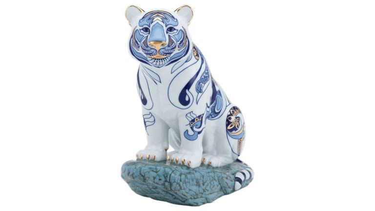 Quà Tân Gia Hổ Khát Vọng 24.4 cm – Sắc Xanh Cobalt
