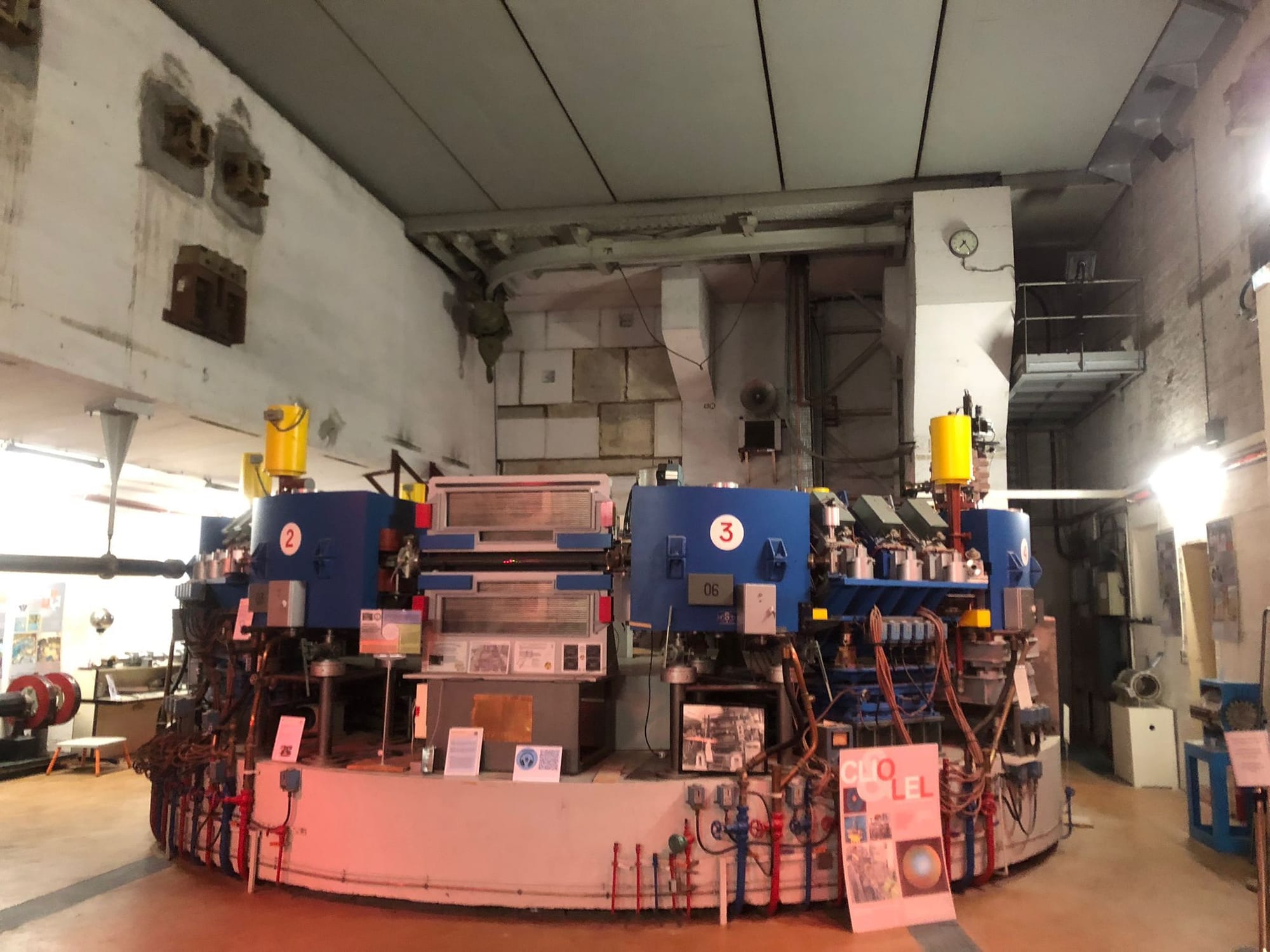 The ACO collider, ancestor of the CERN LHC.