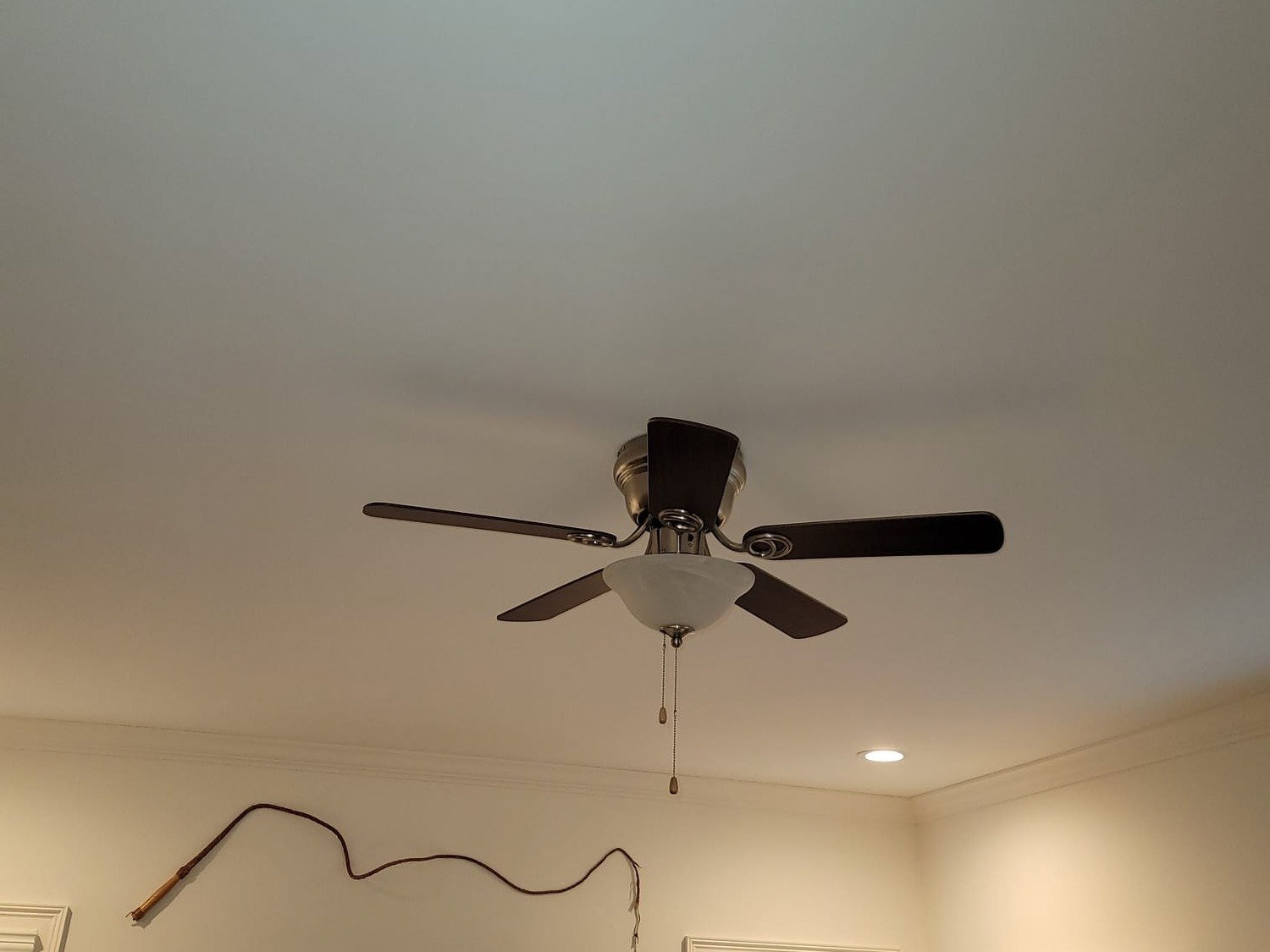Ceiling fan installed in a Hickory, NC home
