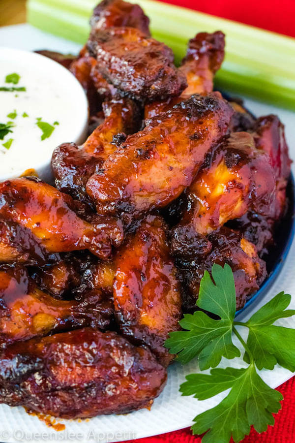honey bbq chicken wings