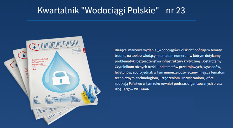 Odzysk wody jako integralny obszar wdrażania gospodarki o obiegu zamkniętym w sektorze wod-kan