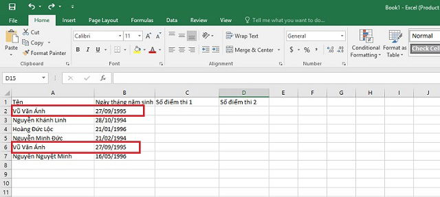 Cách lọc trùng trong Excel đơn giản nhất 2023